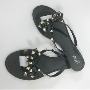 Jelly Studded Sandals